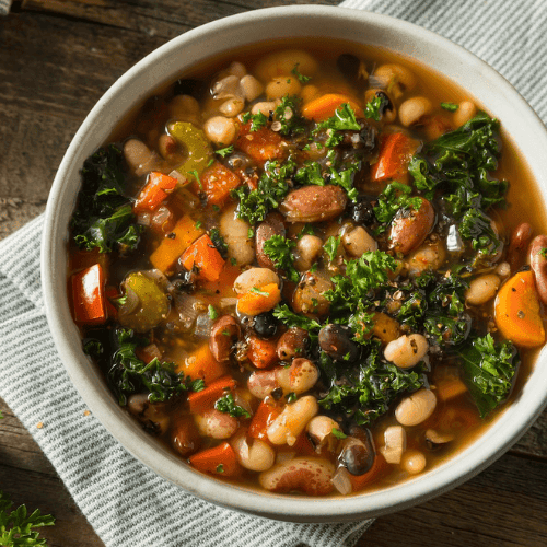 Dinner: The fabulous Sardinian Minestrone x2