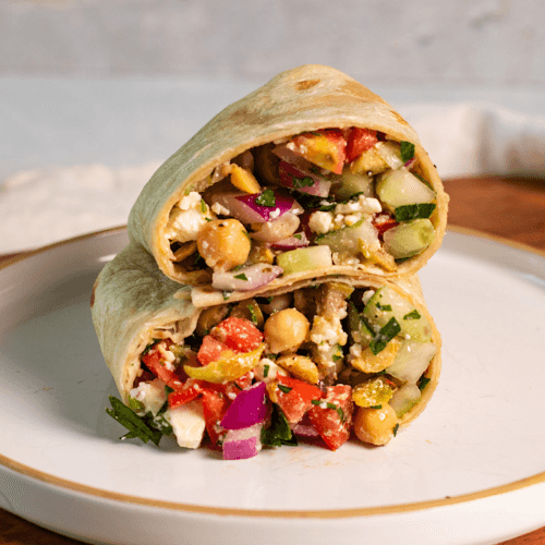 Lunch: Chickpea & Tofu Wraps x4